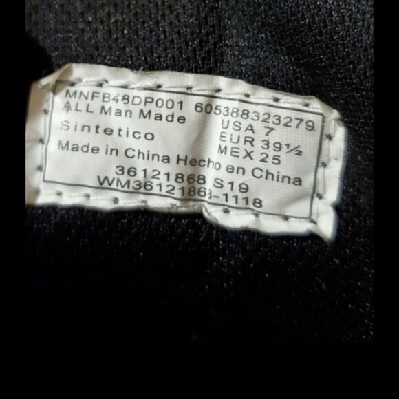 FUBU Sneakers Men’s Size 7 Women’s Size 9 Unisex Black High Top - Picture 4 of 8